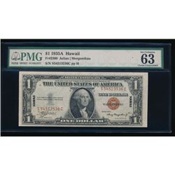 1935A $1 Hawaii Silver Certificate PMG 63EPQ