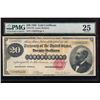 Image 1 : 1882 $20 Gold Certificate PMG 25