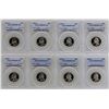 Image 1 : Lot of 1991-S to 1998-S Proof Clad Washington Quarter Coins PCGS PR69DCAM