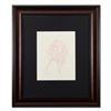 Image 1 : Guillaume Azoulay, "Essai AG" Framed Original Drawing, Hand Signed with Letter of Authenticity.