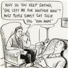 Image 2 : Bizarro! "She Left Me" is a Framed Original Pen & Ink Drawing, by Dan Piraro, Hand Signed by the Art