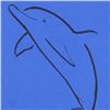 Image 2 : Wyland, "Dolphin" Framed Original Sketch, Hand Signed with Certificate of Authenticity.