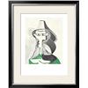 Image 1 : Pablo Picasso "Femme Profile" Custom Framed Lithograph