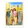 Image 1 : Moshe Leider, Original Watercolor Painting, Hand Signed with Certificate of Authenticity.