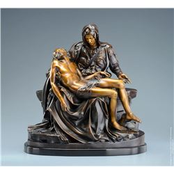 Michelangelo "Pieta” Lost Wax Bronze Sculpture