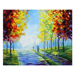 Svyatoslav Shyrochuk- Original Oil on Canvas "Rain Is Gone"