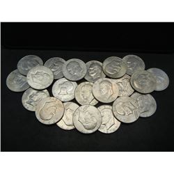 (20) Ike Dollars Some Higher Grade Coins Noted