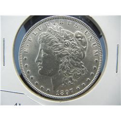 1897 Morgan Dollar CH BU Flashy