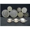 Image 2 : (10) Silver Foreign Coins Some Bigger Coins Noted