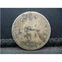 1876 S Seated Quarter