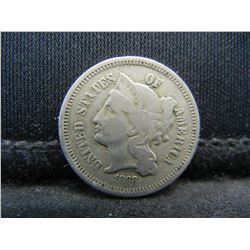 1868 Three Cent Nickel