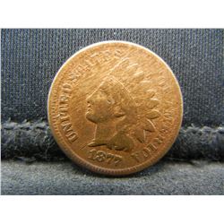 1877 Indian Cent VF