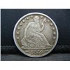 Image 1 : 1854 Arrows Seated Half Dollar XF