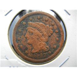 1847 Large Cent