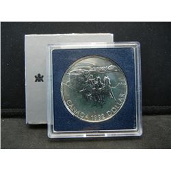 1992 Canada BU Silver Dollar in Original Packaging