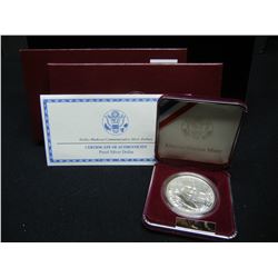1999 United States Dolly Madison Proof Silver Dollar in Original Packaging