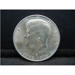 1976 United States Bicentennial 40% Silver Kennedy Half Dollar