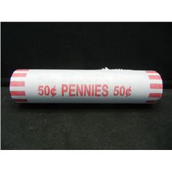 Roll of United States Wheat Penny Cents - 50 Count