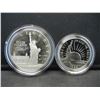 Image 2 : 1986 United States Statue of Liberty 2 Coin Proof Set in Original Packaging