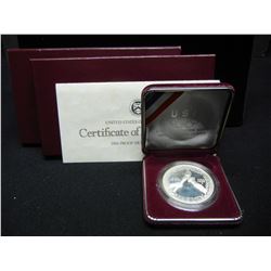 1988 United States Olympic Proof Silver Dollar in Original Packaging