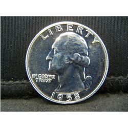 1958 United States Washington Silver Proof Quarter