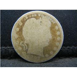 1897-P United States Barber Silver Quarter