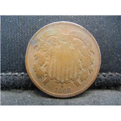 1868 United States Two 2 Cent Piece