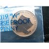 Image 2 : 2019 West Point Special Edition Lincoln Penny in Original Packaging