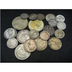 20 Count Various Silver World Coins