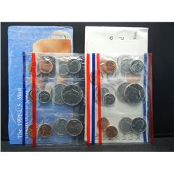 1991 & 1992 United States Uncirculated P & D Mints Sets in Original Packaging