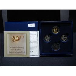 Westward Journey Nickel Series Coin & Medal Set in Original Packaging