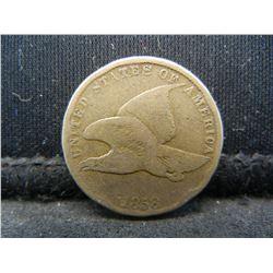 1858 United States Flying Eagle Penny Cent