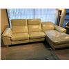Image 1 : PALLISER LEATHER L-SHAPE SECTIONAL POWER RECLINING SOFA WITH INTEGRATED USB PORTS, RP: $7,999