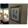 Image 2 : ASSORTED DECOR INC. 2 FRAMED PICTURES, 2 LAMPS AND GLASS WALL CLOCK