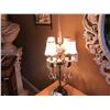 Image 1 : TRADITIONAL DESIGN 4 HEAD CRYSTAL AND BRONZE CANDELABRA TABLE LAMP, RP: $1,299