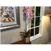 Image 2 : ASSORTED DECOR INC. 2 URNS, AND FAUX ORCHID PLANT