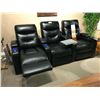Image 2 : PALLISER 3 SEAT RECLINING THEATRE SEAT WITH INTEGRATED USB PORT, ELECTRIC RECLINE, AND LED