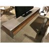 Image 2 : POLREY FROSTED TEMPERED GLASS DINING TABLE WITH 4 MATCHING MODERN LEATHER DESIGN DINING CHAIRS,