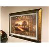 Image 1 : FRAMED AUTUMN THEME WALL ART, APPROX. 4’ X 3’