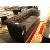 Image 1 : DARK LEATHER TUFTED TRADITIONAL STYLE SOFA, RP: $3,999