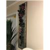 Image 2 : PAIR OF FRAMED FLOWER DESIGN HANGING WALL ART PIECES, APPROX. 1.5’ X 6’ EACH