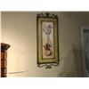 Image 2 : PAIR OF FLORAL DESIGN METAL FRAME WALL ART PIECES, APPROX. 4.5’ TALL EACH, RP: $1,999