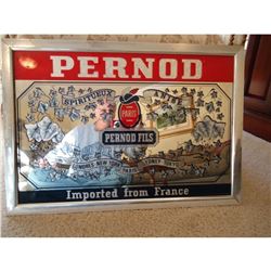 Vintage French Bistro, Pub Bar Mirror, Absinthe