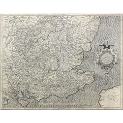 Late 16th / Early 17thc Map of South East England, Gerard Mercator