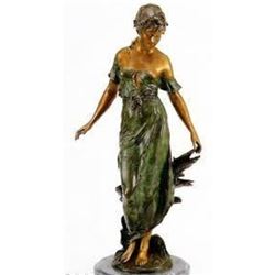 After Moreau, Maiden Bronze Statue