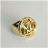 Image 1 : Louis Vuitton Gold LV Logo Ring