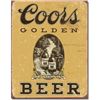 Image 1 : Coors Golden Beer Vintage Style Metal Advertising Sign