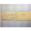 Image 2 : 1800s London Original Postmarked Handwritten Envelope with Post Card