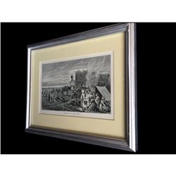 1881 Emigrants To The West, Framed Lithograph