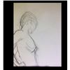 Image 3 : Impressionist Standing Nude Signed Drawing